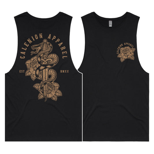 Vintage Snake & Sword Vest