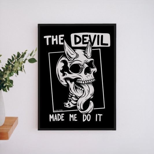 The Devil A4 Art Print