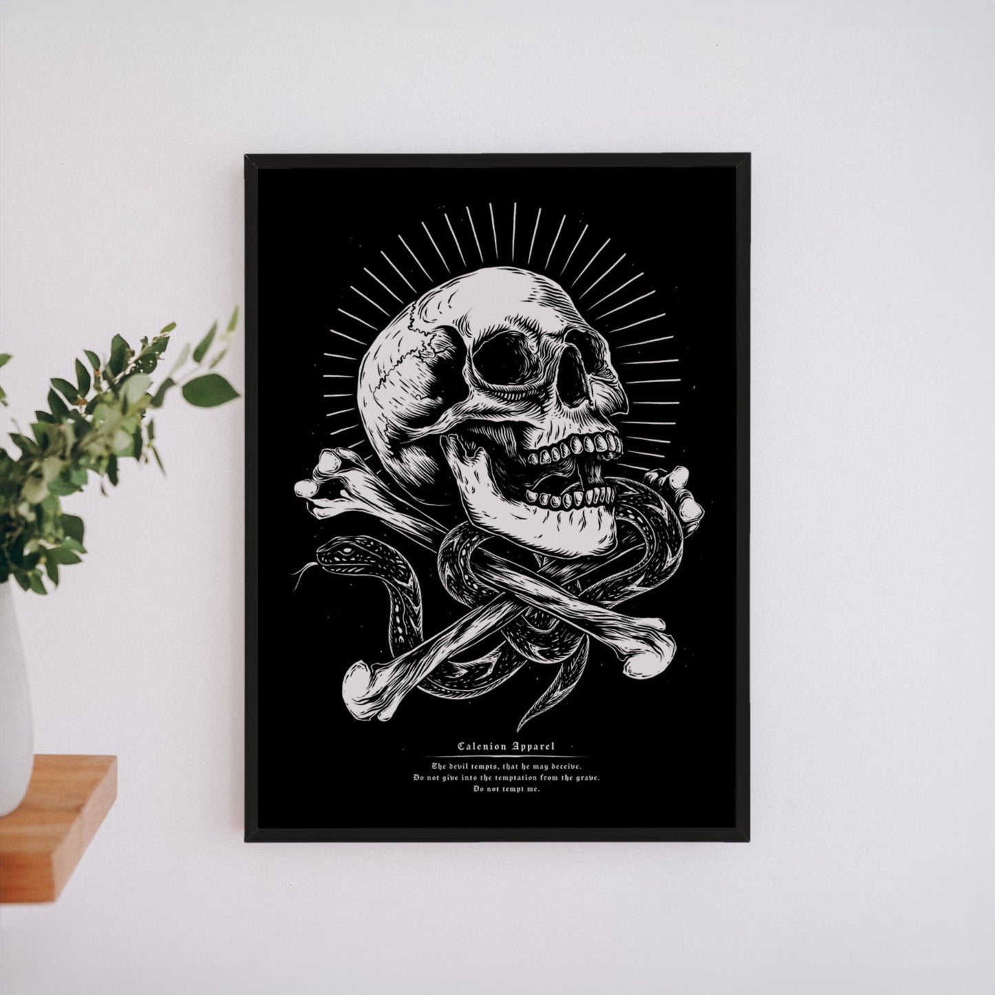 Temptation From The Grave A4 Art Print