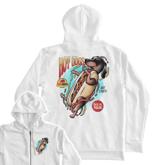 Hot Dogs Zip Hoodie