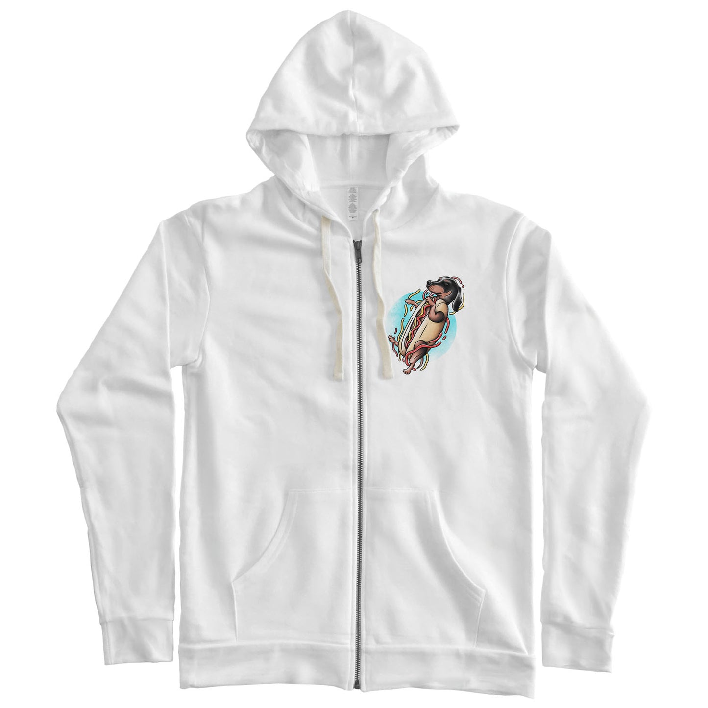 Hot Dogs Zip Hoodie