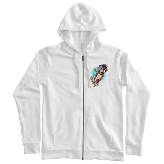Hot Dogs Zip Hoodie