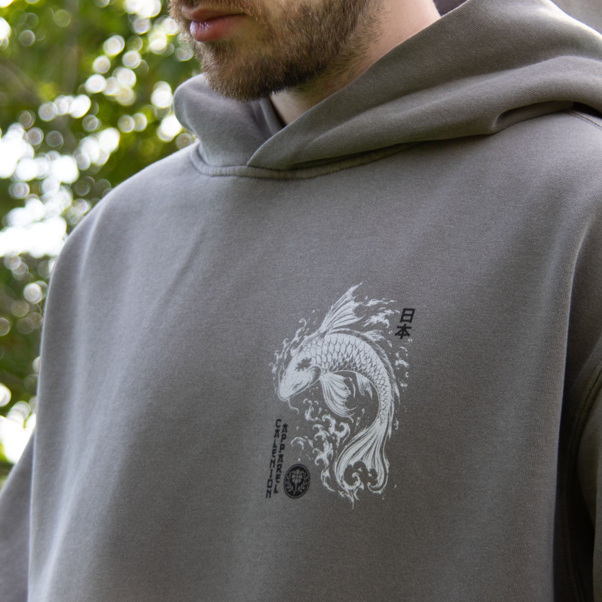 Koi Harmony Heavy Hoodie