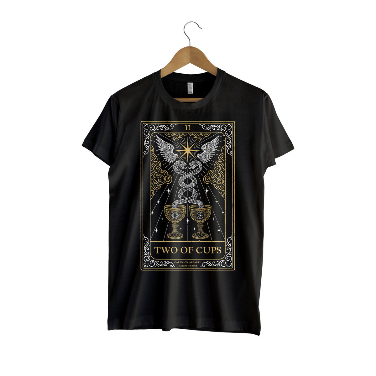 Two Of Cups Tarot Series T-Shirt