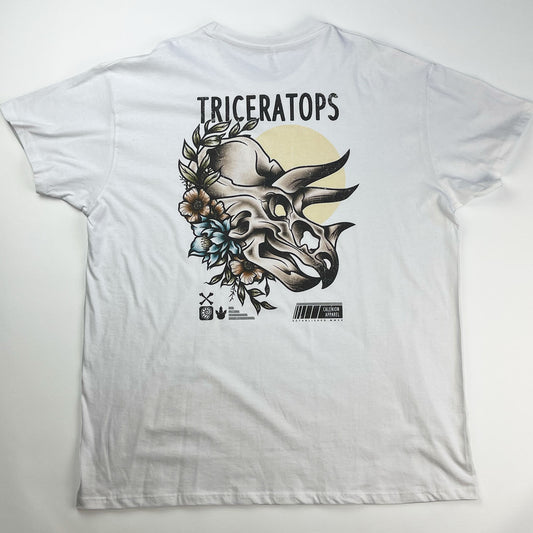 Triceratops Skull T-Shirt (Second) [Size XXL]