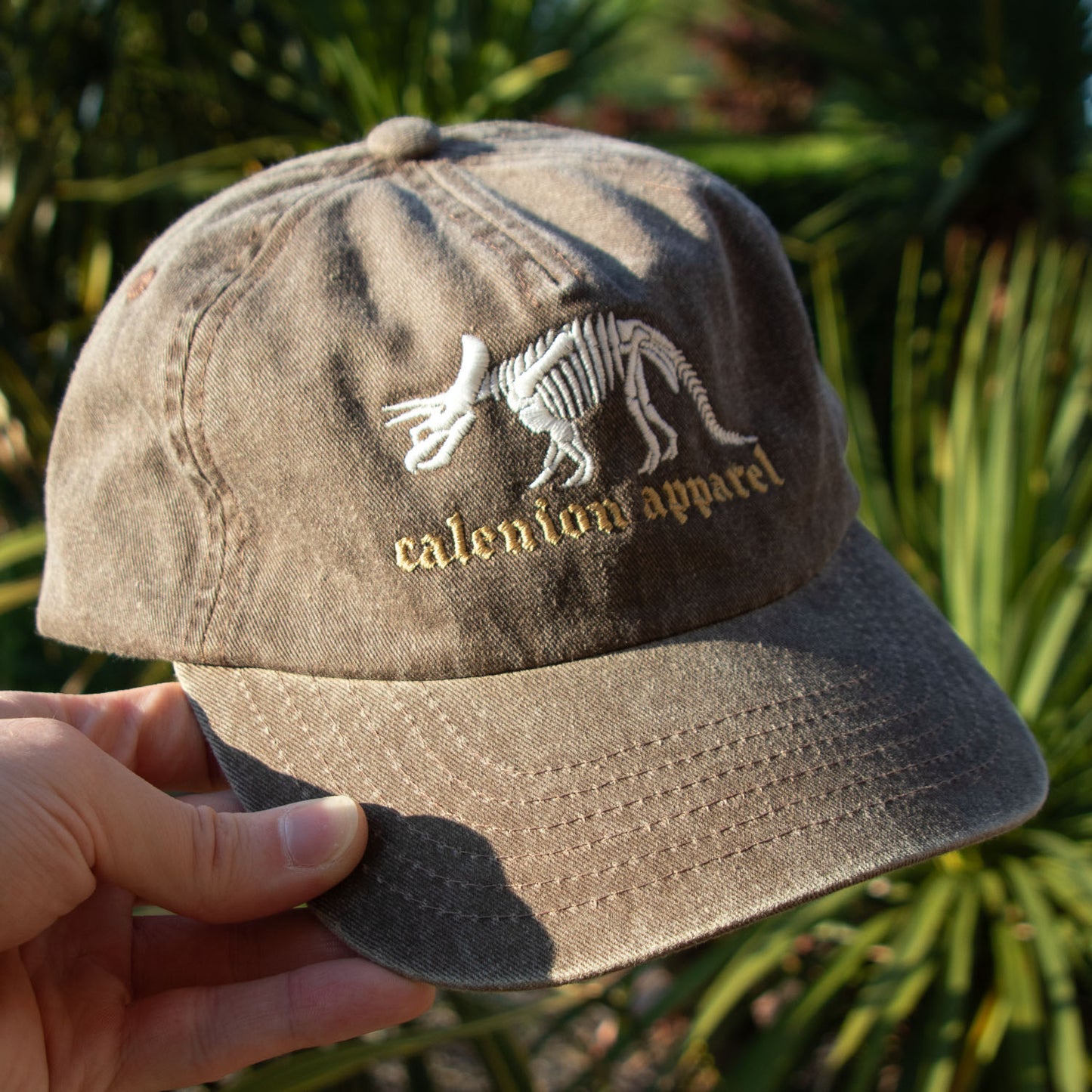Triceratops Skeleton Vintage Cap