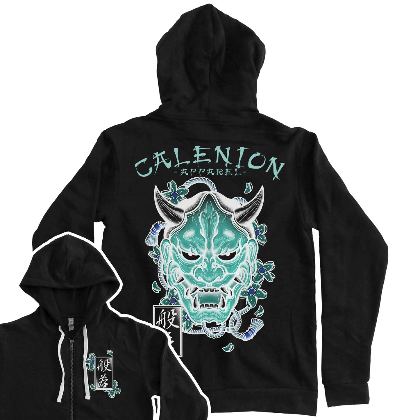 Negative Hannya Zip Hoodie