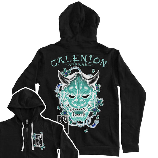 Negative Hannya Zip Hoodie