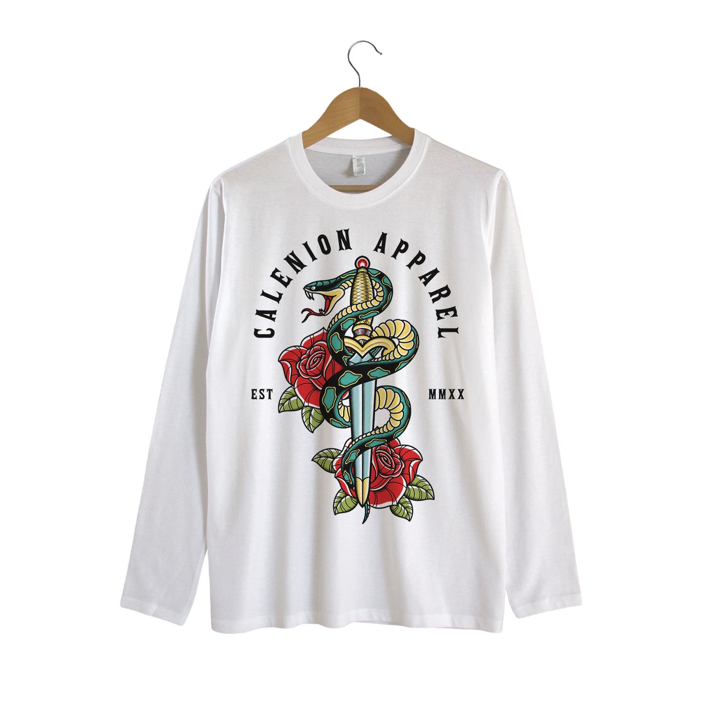 Snake & Sword Long Sleeve Shirt