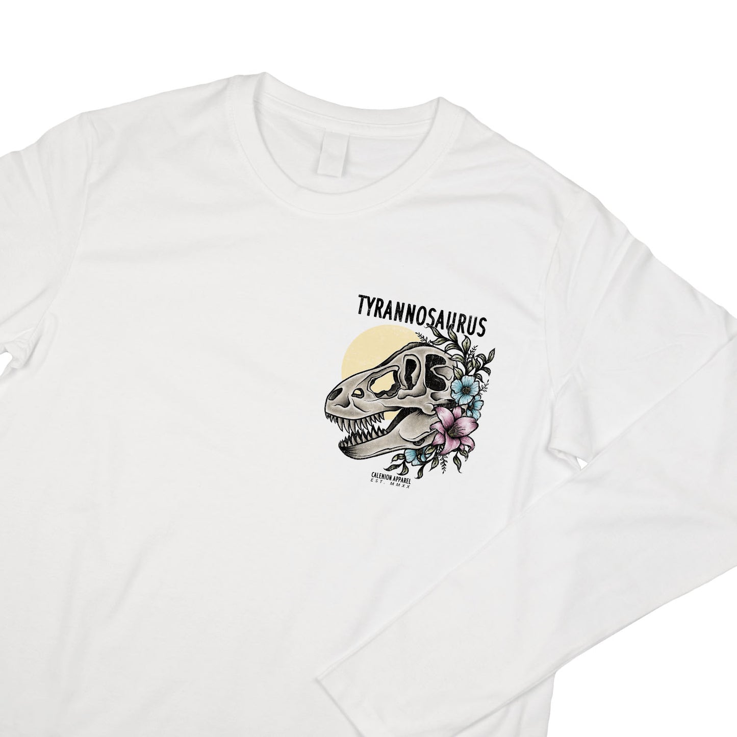 Tyrannosaurus Skull Long Sleeve Shirt