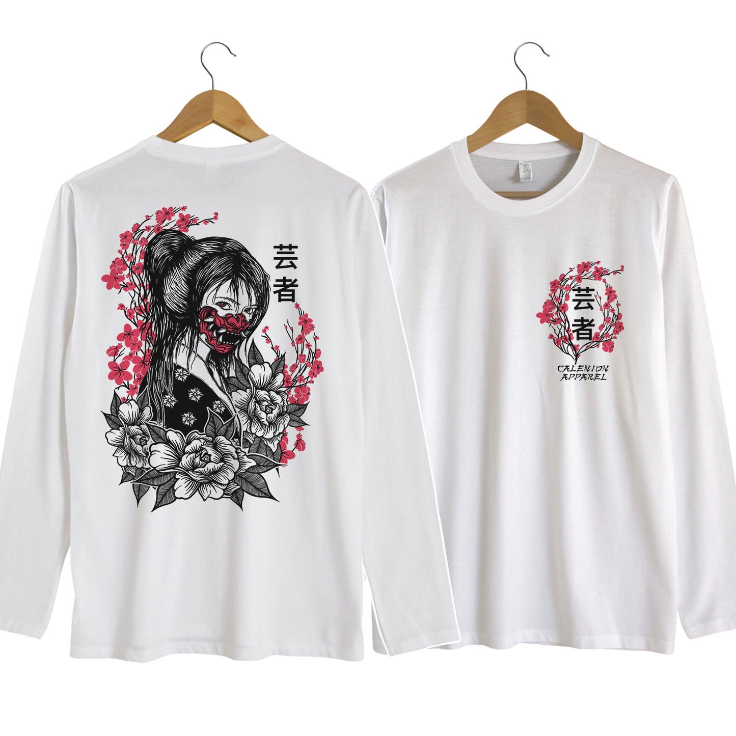 Traditional Geisha Long Sleeve Shirt