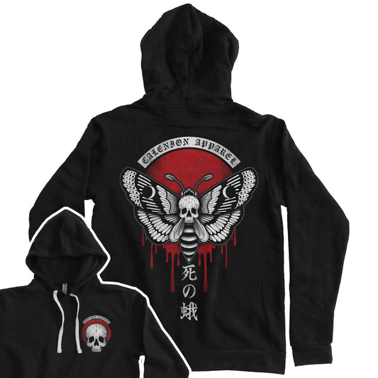 Death Moth Pullover Hoodie