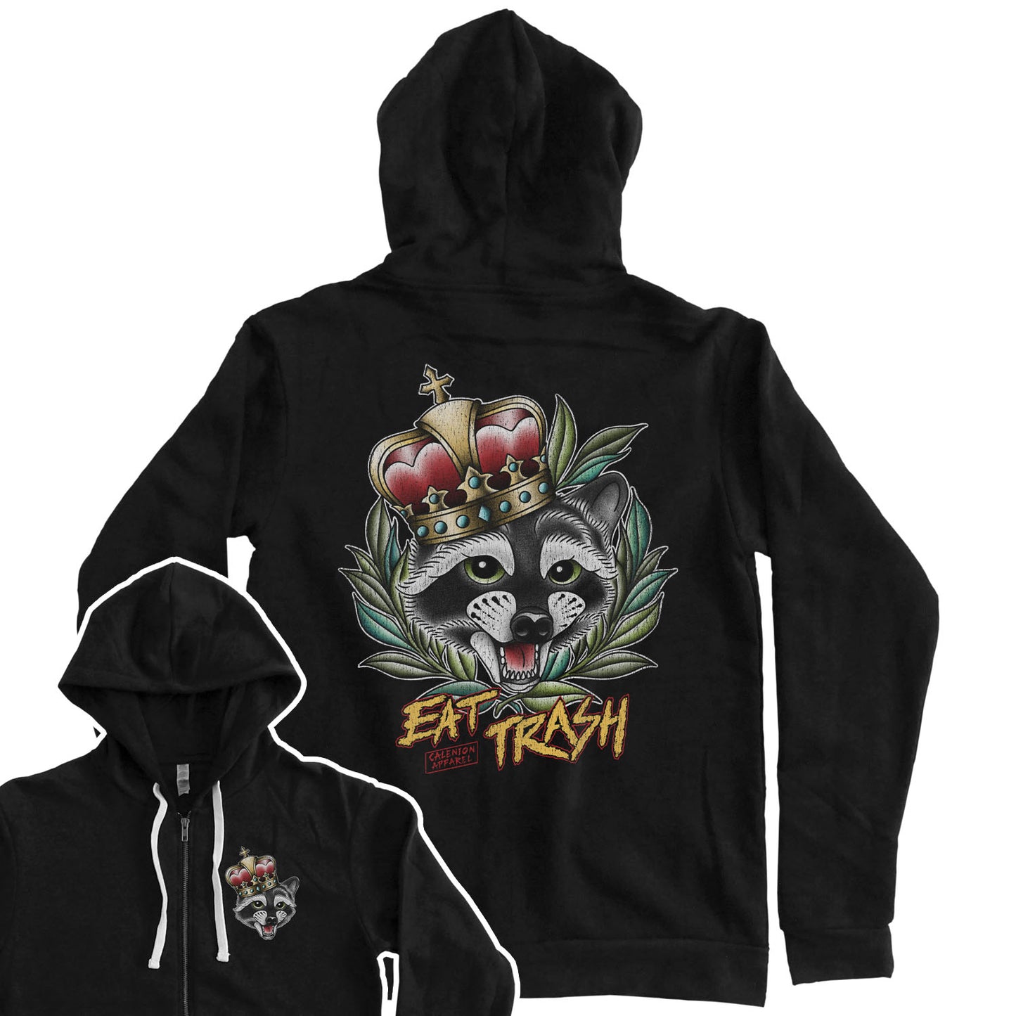 Eat Trash Zip Hoodie