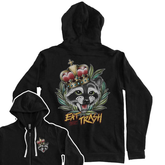 Eat Trash Zip Hoodie