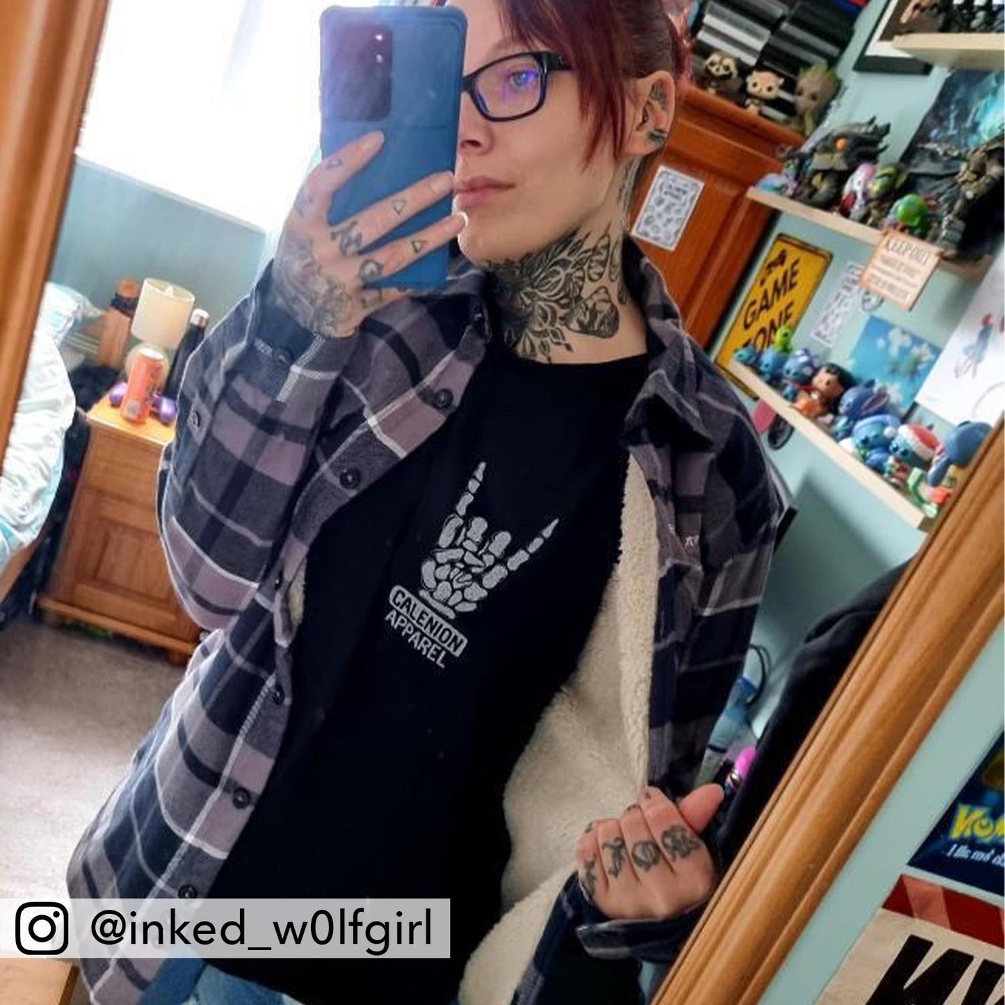 Sherpa Lined Flannel Jacket