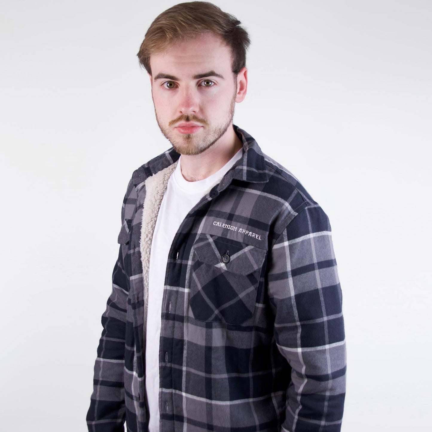 Sherpa Lined Flannel Jacket