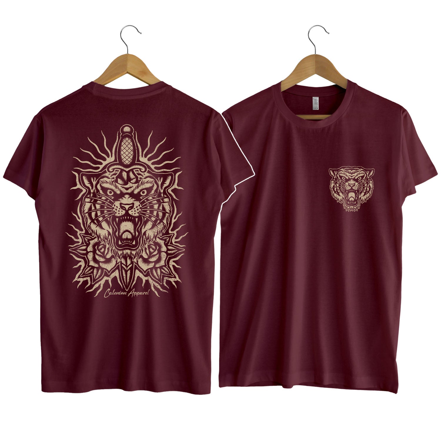 Tiger & Sword T-Shirt | Calenion Apparel