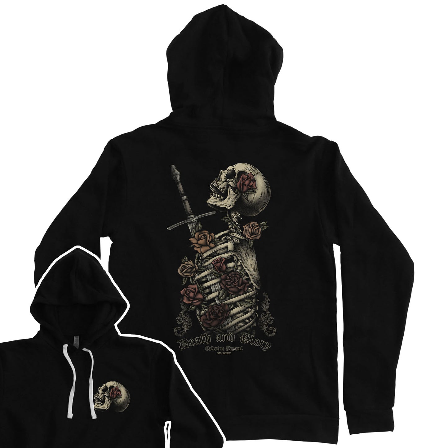 Death and Glory Pullover Hoodie