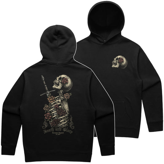 Death and Glory Heavy Hoodie