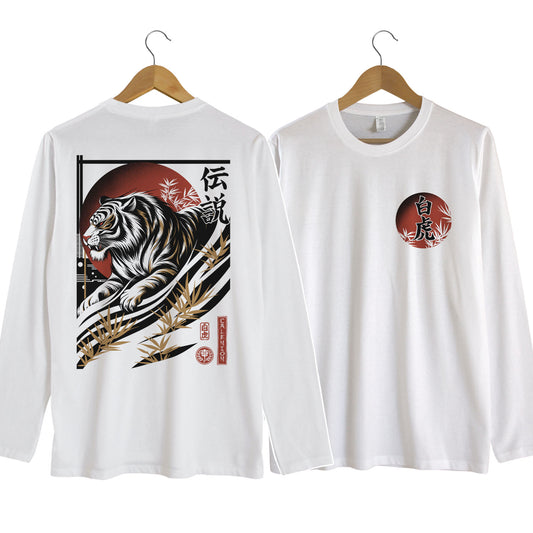 White Tiger Long Sleeve Shirt