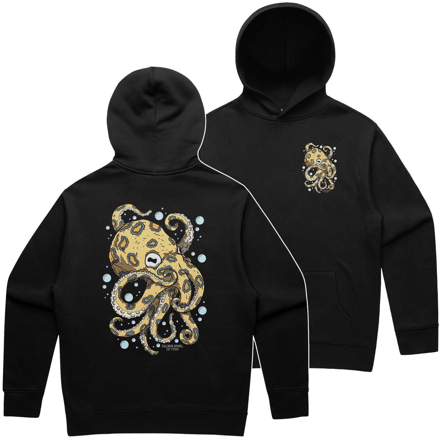 Blue-Ringed Octopus Heavy Hoodie