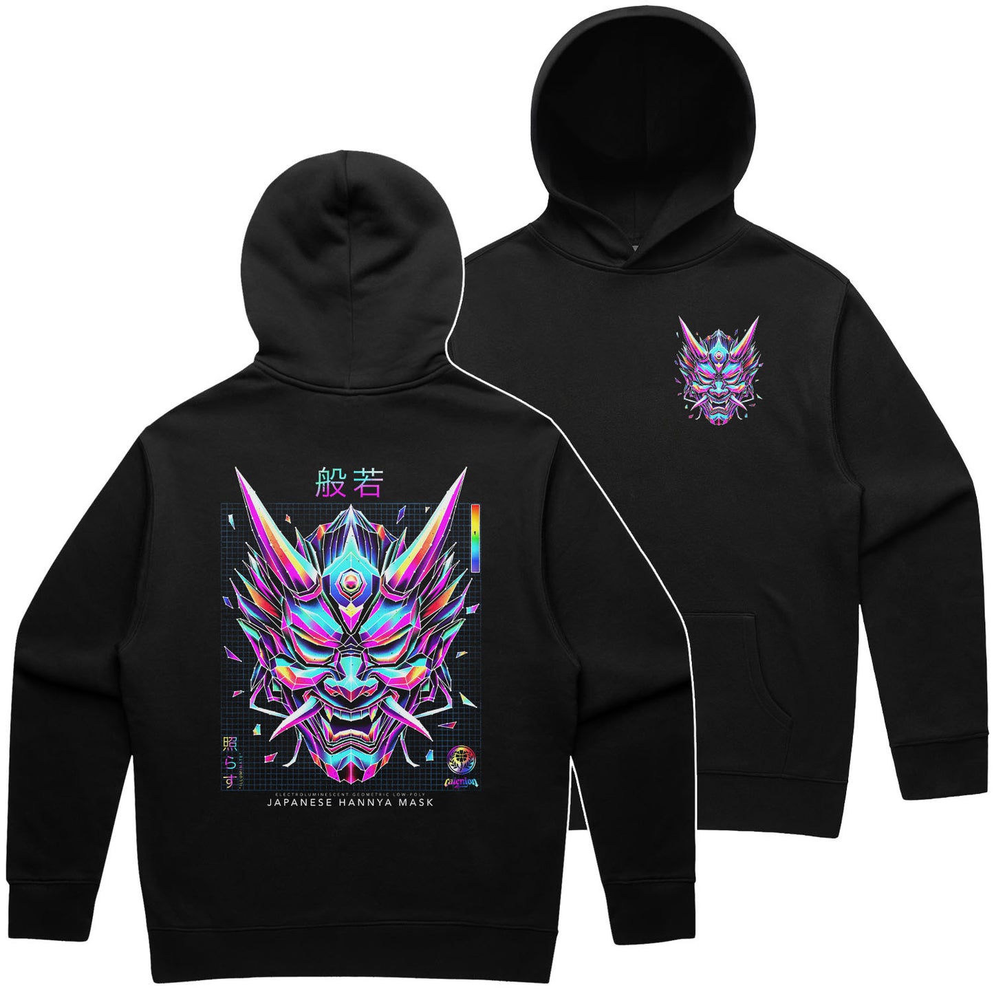 Electro Hannya Heavy Hoodie