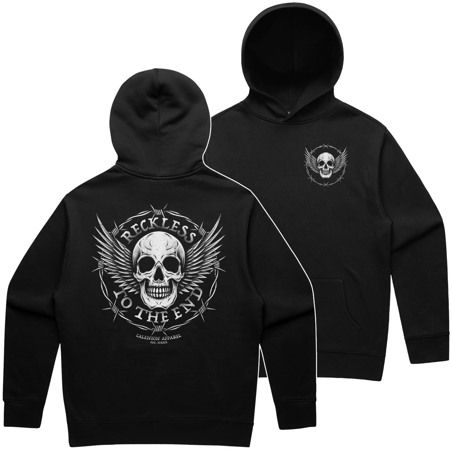 Reckless To The End Heavy Hoodie