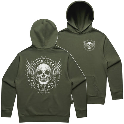 Reckless To The End Heavy Hoodie