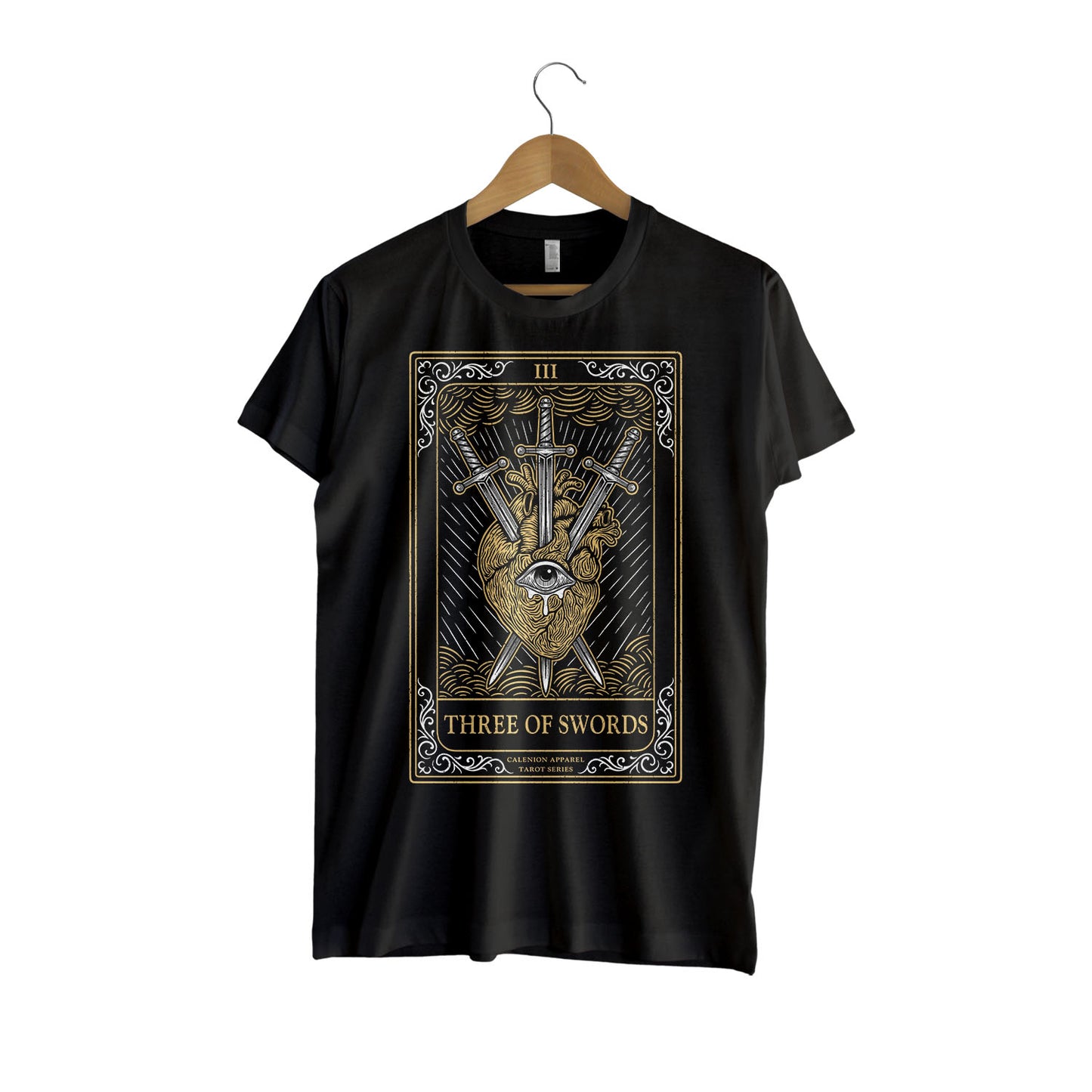 Three Of Swords Tarot Series T-Shirt