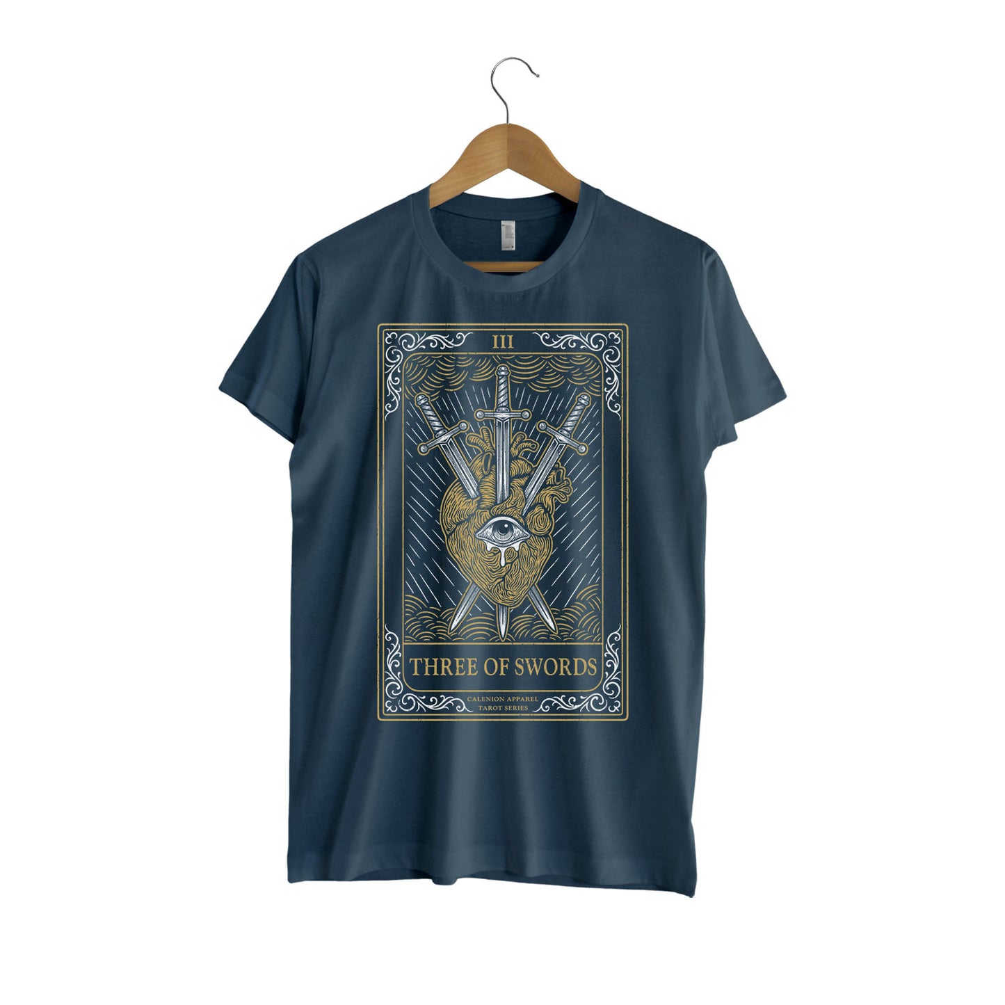 Three Of Swords Tarot Series T-Shirt