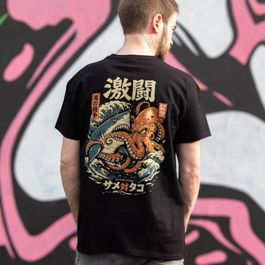 Shark vs Octopus T-Shirt