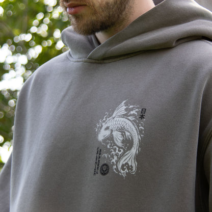 Koi Harmony Heavy Hoodie