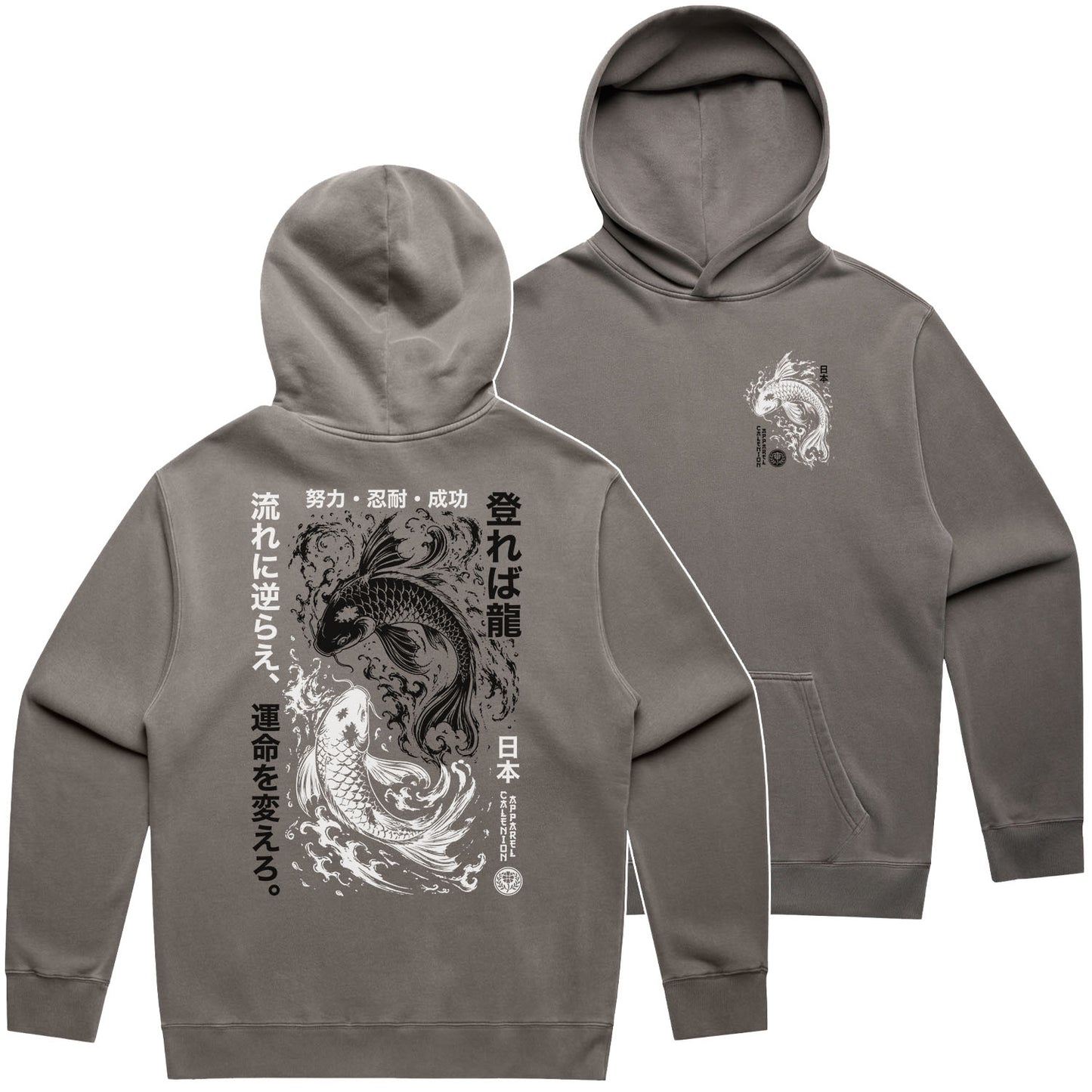 Koi Harmony Heavy Hoodie