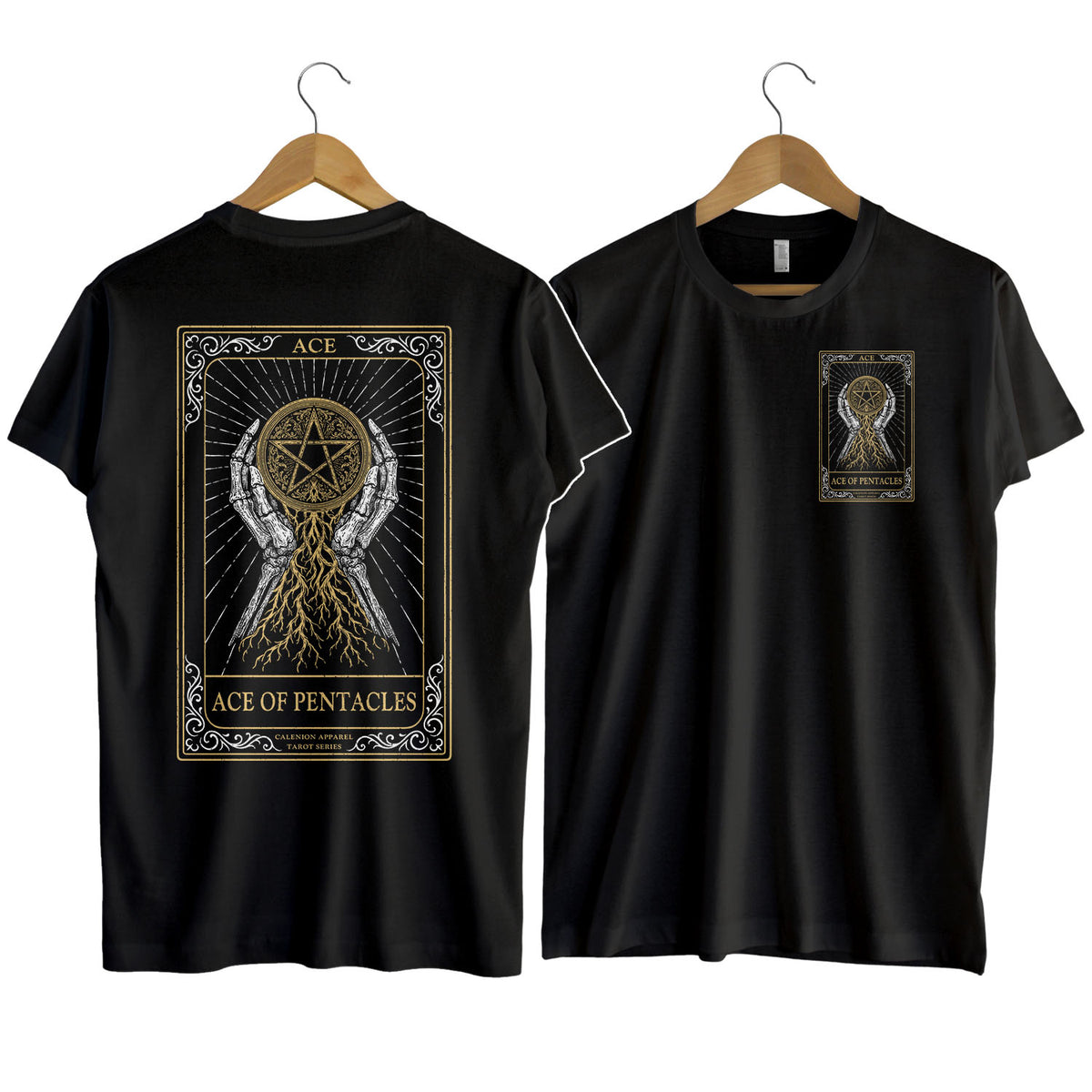 Ace Of Pentacles Tarot Series T-Shirt