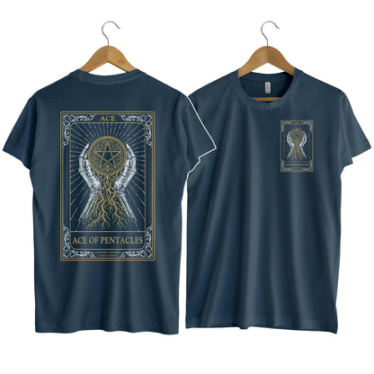 Ace Of Pentacles Tarot Series T-Shirt