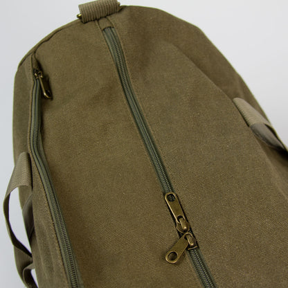 Death Moth Vintage Canvas Barrel Bag