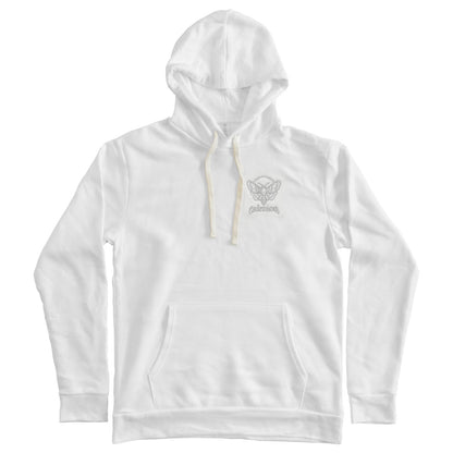 Death Moth Embroidered Pullover Hoodie