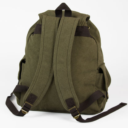 Japanese Crane Vintage Canvas Backpack