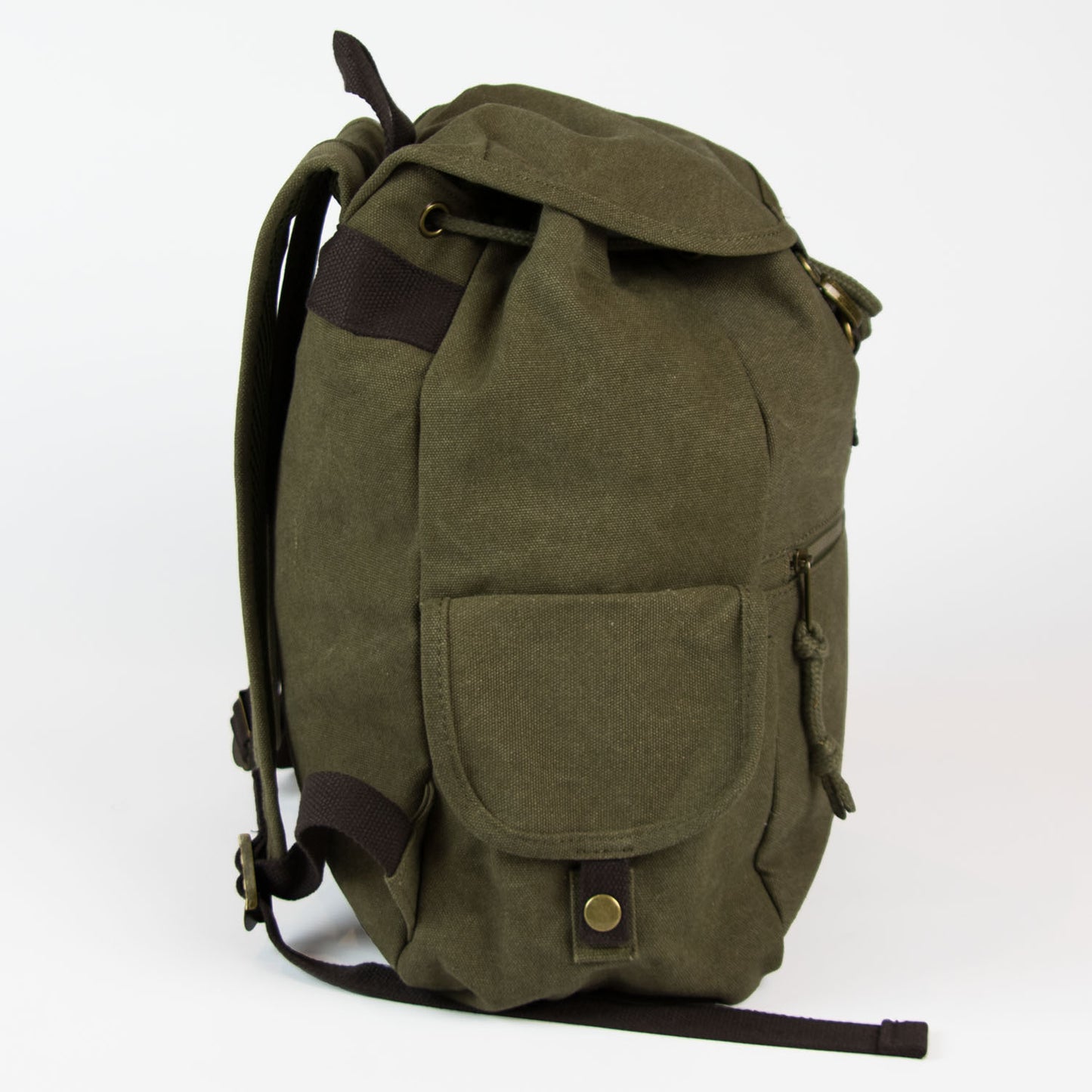 Japanese Crane Vintage Canvas Backpack