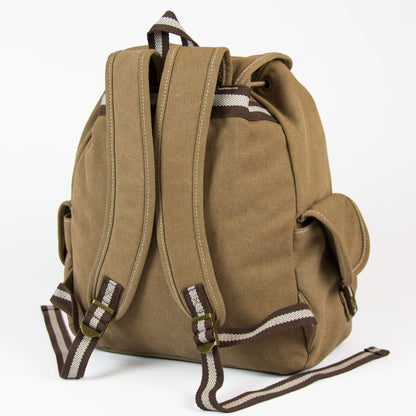 Japanese Crane Vintage Canvas Backpack