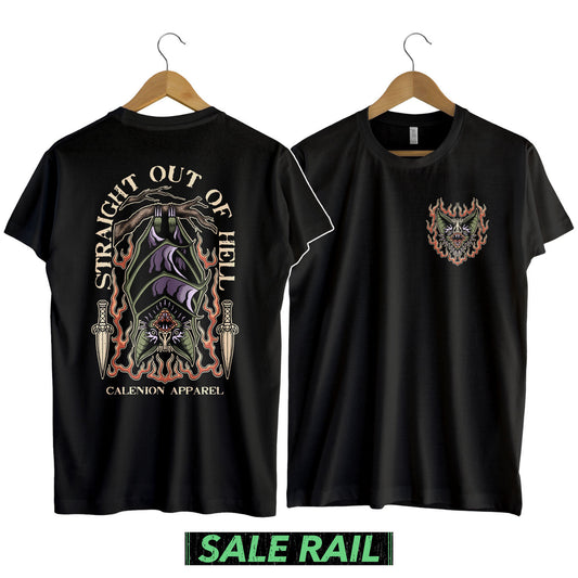 Straight Out Of Hell T-Shirt (Pre-Printed Stock) [Size S]