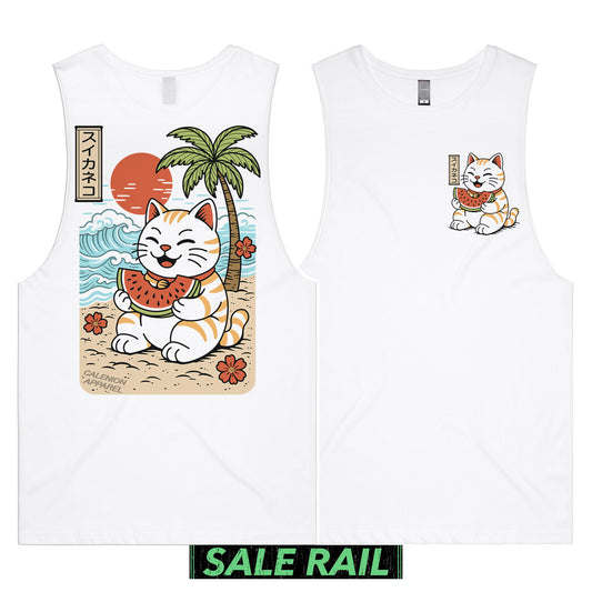 Watermelon Cat Vest (Pre-Printed Stock) [Size M]