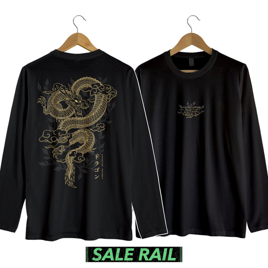 Golden Dragon Long Sleeve Shirt (Discontinued Product) [Size M]