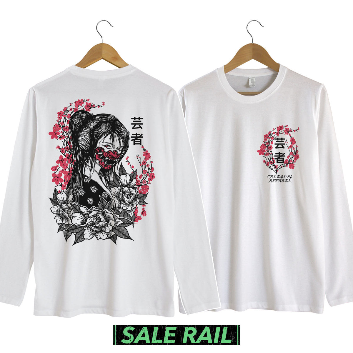 Traditional Geisha Long Sleeve Shirt (Discontinued Product) [Size M]