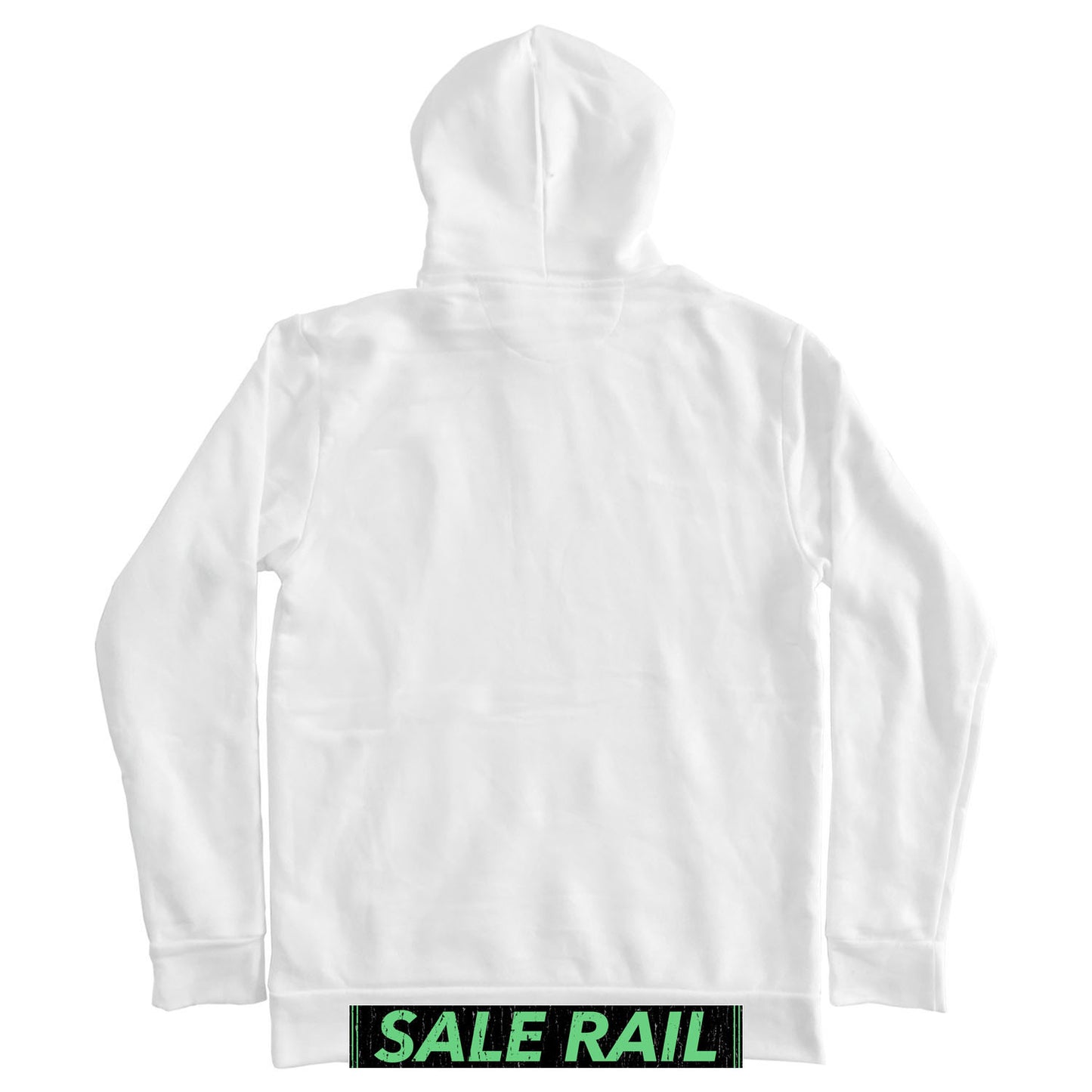 White Zip Hoodie (Blank) [Size XS]