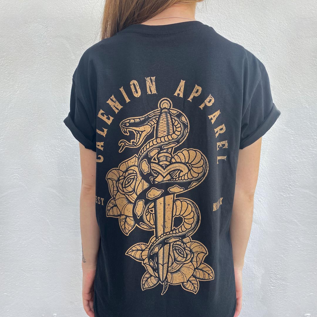 Vintage Snake & Sword T-Shirt – Calenion Apparel