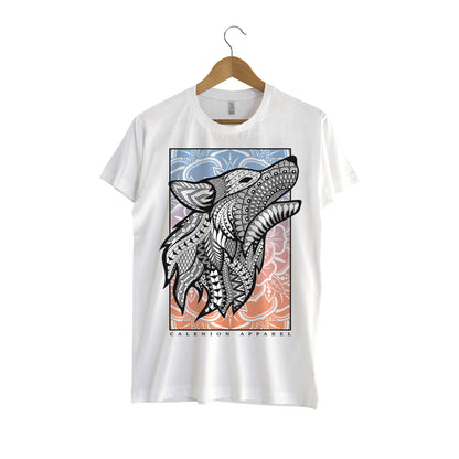 Wolf Zentangle T-Shirt