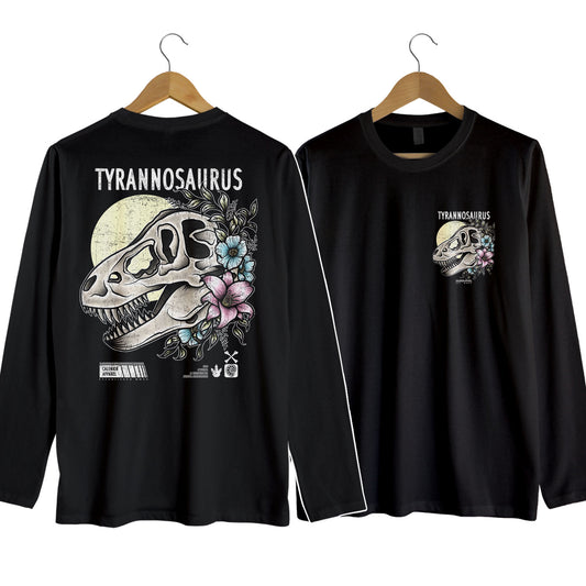 Tyrannosaurus Skull Long Sleeve Shirt
