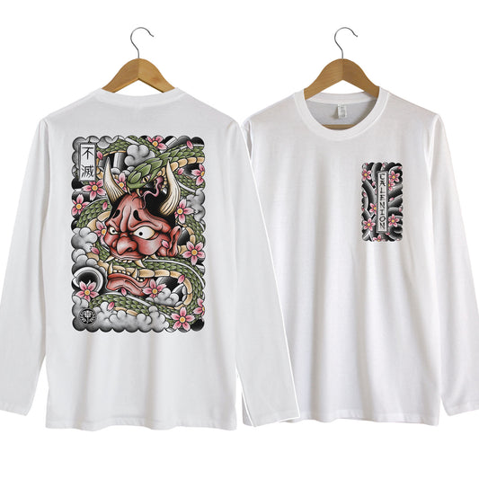 Hannya & Snake Long Sleeve Shirt