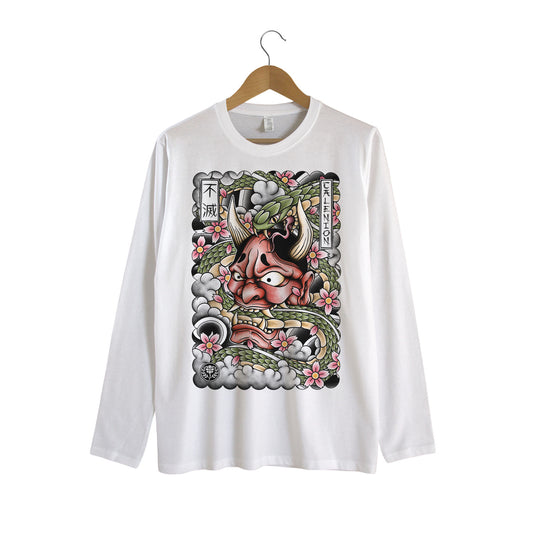 Hannya & Snake Long Sleeve Shirt